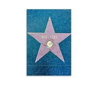 NWFWZP Bee Gees - Póster decorativo de cantantes populares de cantantes legendarios, maestros de la música, arte de pared, pintura decorativa para dormitorio, 20 x 30 cm, estilo sin marco