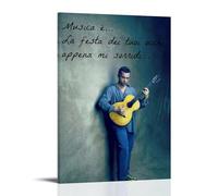 NWFWZP Eros Ramazzotti - Póster decorativo de cantantes populares y maestros de la música, 60 x 90 cm, estilo marco