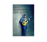 NWFWZP Eros Ramazzotti - Póster decorativo para pared, diseño de cantantes populares y cantantes legendarios y maestros de la música, 20 x 30 cm, estilo sin marco