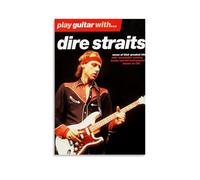 NWFWZP Póster decorativo de Dire Straits con cantantes populares de cantantes legendarios y maestros de la música, arte de pared, pintura decorativa para dormitorio, 30 x 45 cm, estilo sin marco