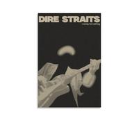 NWFWZP Póster decorativo de Dire Straits con cantantes populares de cantantes legendarios y maestros de la música, arte de pared, pintura decorativa para dormitorio, 60 x 90 cm, estilo sin marco