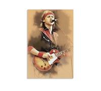 NWFWZP Póster decorativo de Dire Straits con cantantes populares de cantantes legendarios y maestros de la música, arte de pared, pintura decorativa para dormitorio, 40 x 60 cm, estilo sin marco