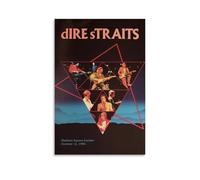 NWFWZP Póster decorativo de Dire Straits con cantantes populares de cantantes legendarios y maestros de la música, arte de pared, pintura decorativa para dormitorio, 40 x 60 cm, estilo sin marco