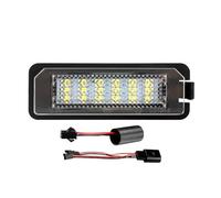 Nwirmtm Luces Placa Matrícula Para MK5 Para GTI MK6 MK7 Para Golf 5 6 7 Canbus Auto Luz Blanca LED Número Matrícula Luz Kit Sin Errores(2 PIECES)