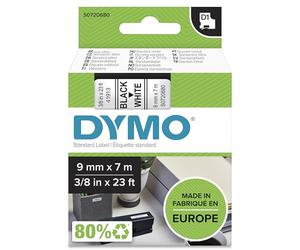 NWL D1 5411313409131 - Cinta para escribir (9 mm/7 m), color negro sobre blanco