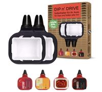 NWLS Dip n' Drive® Soßenhalter Soporte para su coche š Soßenhalter Saucenhalter para Dips y salsas todo tipo de arte š Dip Clip encaja en todas las rejillas de ventilación de cualquier tipo y tamaño