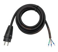 NWP - Cable de conexión Schuko (5 m, 230 V, 16 A, IP54, TITANEX H07RN-F 3G2,5, Cable de Goma con Puntas de Cable