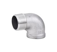 NWPNLXEA 1/2" 1/4" 3/8" 3/4" 1" 2" Female x Male Street Elbow Threaded Pipe Fitting Stainless Steel 304(1/4")