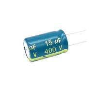 NWPNLXEA 100pcs 15μF High - Frequency Low - Impedance 400V Aluminium Electrolytic Capacitor, Size 10x17mm, ±20% Tolerance