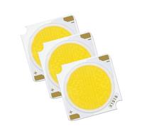 NWPNLXEA 10pc 10W 300mA Warm White 3000K LED COB Light-Emitting Diode Bead DC30-33V 19 * 19mm For Spotlight Downlight