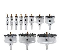 NWPNLXEA 12-200mm Hole Saw Drill Bits Alloy Carbide Cobalt Steel Stainless Steel Plate Iron Metal Cutting Kit 1Pcs (Size : 60mm) NWPNLXEA