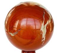 NWPNLXEA 1pc 1.1-1.3kg red jasper crystal sphere spiritual gift room decoration