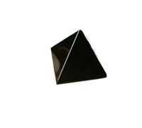NWPNLXEA 1pc 3.5-4.5cm Crystal Pyramid, Black Obsidian, Home Living Decor