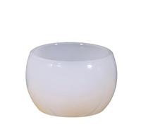 NWPNLXEA 1pc 6.5cm white glazed agate cup crystal purification bowl desktop fish tank decoration