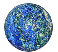 NWPNLXEA 1pc 700-800g Blue Malachite Crystal Orb Gemstone Room Decoration Gift