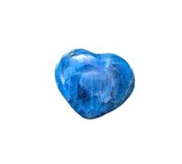 NWPNLXEA 1pc 80-130g The astonishingly blue apatite single heart is an ideal choice for Year gifts