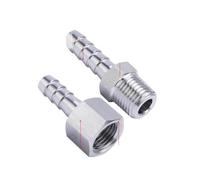 NWPNLXEA 1pc 8mm Hose 3/4" BSPP Female Fitting Connector 304 Stainless