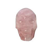 NWPNLXEA 1pcs 2-2.5kg Rose Quartz Skull, Hand-Carved Crystal