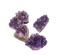 NWPNLXEA 1pcs 20-30g Amethyst Quartz Crystal Cluster Stones