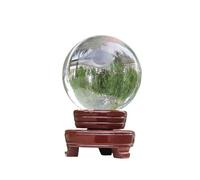 NWPNLXEA 1pcs 8cm Transparent Crystal Glass Ball