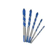 NWPNLXEA 3mm to 12mm Multifunctional Glass Drill Bit Twist Spade Drill Triangle Bits for Ceramic Tile Concrete Glass Marble(4mm 4pcs) NWPNLXEA