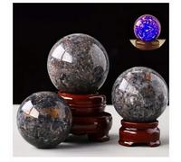 NWPNLXEA 70mm Crystal Ball with Stand Handcrafted Photography Prop for Magical Shots Elegant Home Party Decor for Women for, Feng Shui Fortune Teller Divination,10