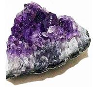 NWPNLXEA Amethyst Crystal Geode Cluster Raw Rock Quartz Crystals Druzy Gemstone for Home Decor 400-500G,One Box 400G