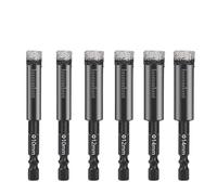 NWPNLXEA Brazed Diamond Dry Drill Bits 6/8/10/12/14mm Hex Handle Hole Saw Cutter for Granite Marble Ceramic Tile Glass Drilling 1Pcs(14mm) NWPNLXEA