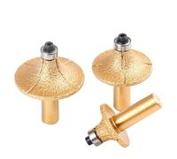 NWPNLXEA Brazed Diamond Router Bits for Granite Marble Router Profiling Cutting Stone Edge Engraving Tools 1Pcs(R15) NWPNLXEA