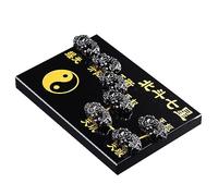 NWPNLXEA Chinese Obsidian Seven-Star Array Crystal Ball/Pi Xiu Wealth Porsperity Statue,Attract and Luck Ball Best Decoration for Office Or Home,B