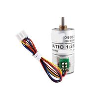 NWPNLXEA CHS-GM20BY 2 Phase 23 Degree Full Metal Gear Box 20mm Ratio 62/100/125 Stepper Electronic Starter with 4mm Shaft for Camera(Ratio 62)