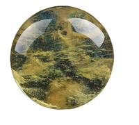 NWPNLXEA Citrine Crystal Sphere Ball, Feng Shui Transparent Quartz with Holder for Wealth and Protect The House, ball-22cm