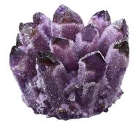 NWPNLXEA Clear Quartz Crystal Cluster Geode Raw Rock Stone Nature Ornament Protection Spiritual Divination Gifts 240-610G 1Pcs,Purple,610g