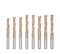 NWPNLXEA Cut Compression 3.175-12mm Shank Two Flute Spiral Carbide Router Bit Wood 1Pcs(6x22x50mm) NWPNLXEA