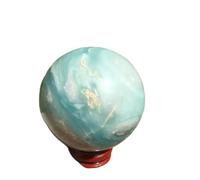 NWPNLXEA Decorative Ornaments Sky Blue Ball Caribbean Calcite Crystal Wedding Decoration Souvenir (Size : 5-6cm)