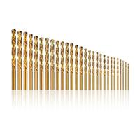 NWPNLXEA Drill Bit 1.0-13mm HSS M2 Cobalt Coated Twist Drill Bit Wood/Metal Hole Round Shank Drill Bit Woodworking Tools 1Pcs(3.2MM) NWPNLXEA