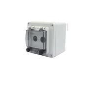 NWPNLXEA Emergency Stop Switch Emergency Stop Control Box Outdoor Button Switch Box with Protective Cover Waterproof Urgent Stop Button Control Box IP67(2)