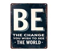 NWPNLXEA Encouraging Quote Metal Sign Vintage Rustic Style Thoughtful Gift for Teacher Professor or Educator Office Decor (8 X 12 in)