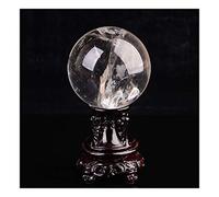 NWPNLXEA Feng Shui Ornaments Crystal Ball/Photography Ball Cracked White Office Auspicious Stone Carving Gift Decoration for Photography (6cm)
