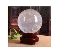 NWPNLXEA Feng Shui Ornaments Crystal Ball/Photography Ball White Glass with Base Bracket Auspicious Transfer Entrance Decoration for Photography (14cm)