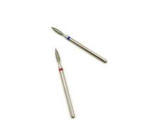 NWPNLXEA Fine Diamond Nail Drill Bits Flame Shape 1Pcs(H0210D-F) NWPNLXEA