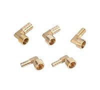 NWPNLXEA Garden Plumbing 8/10/12/14/16mm Hose X 1/2" Male Thread 90 Degree Elbow Brass Fitting Garden Irrigation Fitting Water Pipe Faucet Fitting (Color : 12mm)