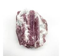NWPNLXEA Home Collections Piedra cruda de cristal de turmalina rosa natural, espécimen pulido, piedra rugosa irregular, decoración del hogar, cristal natural, reiki, decoración del hogar (tamaño: 80