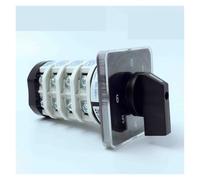 NWPNLXEA Multi 5 Positions YMZ12-32/4 Changeover Rotary 660V 32Amper Four Stages 4 Levels Silver 16 Terminals CAM Switch(0-6 Positions)