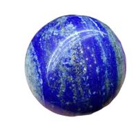 NWPNLXEA Polished Blues Crystal Sphere Lapis Lazuli Gemstone Decorative Ball for Home Decor Divination Altar Feng Shui Gift,40~50mm