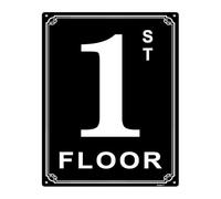 NWPNLXEA Professional Room Number Aluminum Sign Label for Commercial Buildings Offices Hallways 8 X 12 in