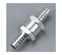 NWPNLXEA Stainless Steel Valve, 1Pcs Aluminum Alloy Check Valve, 6mm 8mm 10mm 12mm 14mm 16mm One Way Pipe Non Valve For Gasoline Diesel Fuel(6mm)