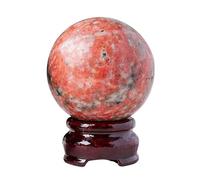 NWPNLXEA Stone Sunstone Crystal Ball Raw Sphere Power,60~65mm