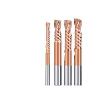 NWPNLXEA Up Down Cut Outer Bit Carbide Single Flute Milling Bit for Woodworking 3.175-12mm Shank 1Pcs(3.175x17x45) NWPNLXEA