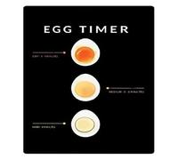 NWPNLXEA Vintage Farmhouse Kitchen Sign Egg Timer Guide Cooking Cheat Sheet Metal Wall-Art for Home Dining Room Decor 8 X 12 inch